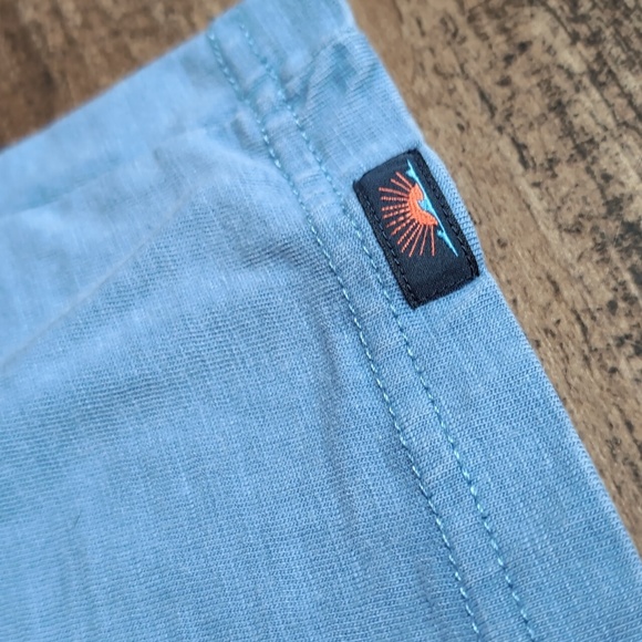 Faherty Men's Sunwashed Pocket T-Shirt - Blue Horizon Cotton - XXL *Sold Out* - Picture 5 of 8